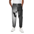 Halloween Horror Witch Print Cotton Sweatpants
