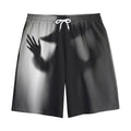 Halloween Horror Witch Print Cotton Shorts