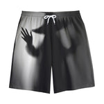 Halloween Horror Witch Print Cotton Shorts