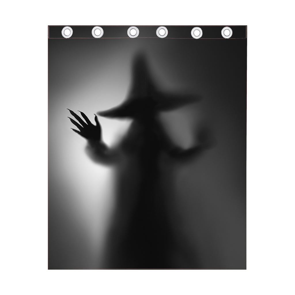Halloween Horror Witch Print Curtain