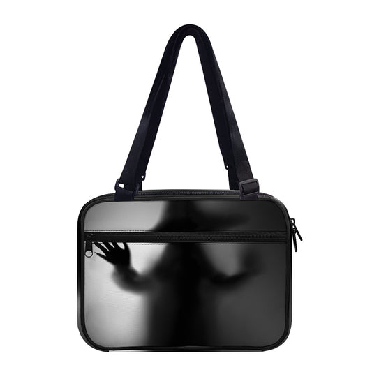 Halloween Horror Witch Print Double Strap Bible Bag