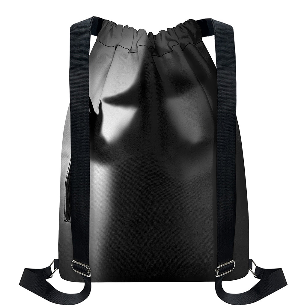 Halloween Horror Witch Print Drawstring Backpack