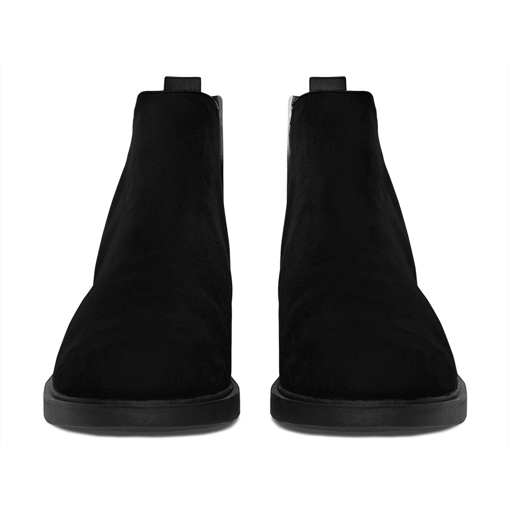 Halloween Horror Witch Print Flat Ankle Boots