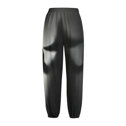 Halloween Horror Witch Print Fleece Lined Knit Pants
