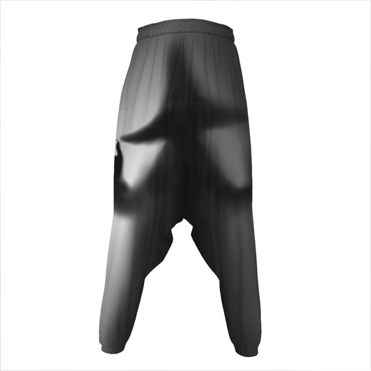 Halloween Horror Witch Print Hammer Pants