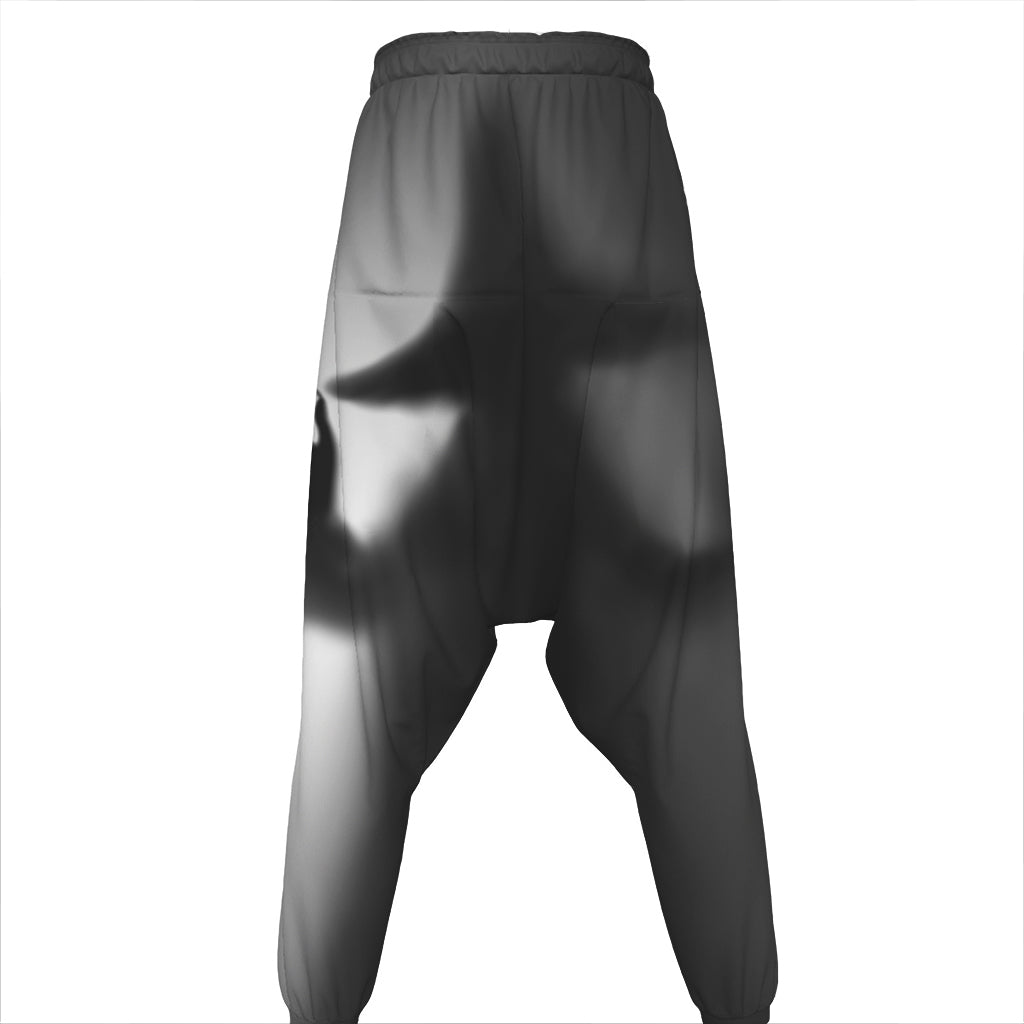 Halloween Horror Witch Print Hammer Pants