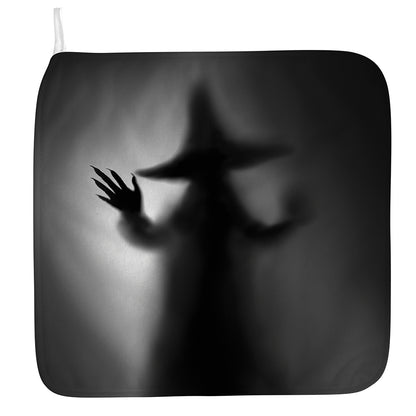 Halloween Horror Witch Print Hand Towel