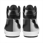 Halloween Horror Witch Print High Top Leather Sneakers
