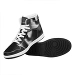 Halloween Horror Witch Print High Top Leather Sneakers