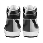 Halloween Horror Witch Print High Top Leather Sneakers