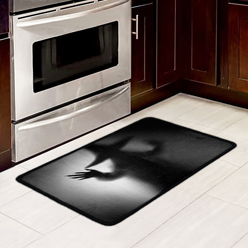 Halloween Horror Witch Print Kitchen Mat