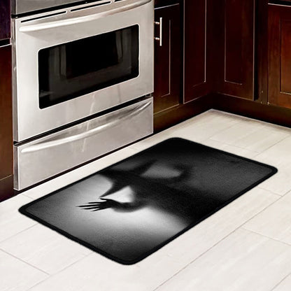 Halloween Horror Witch Print Kitchen Mat