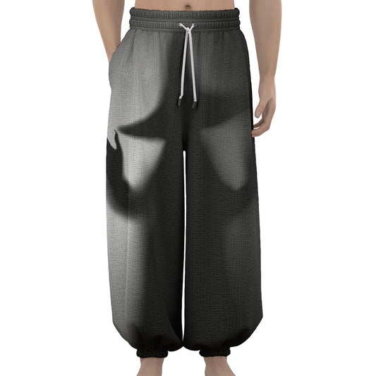 Halloween Horror Witch Print Lantern Pants