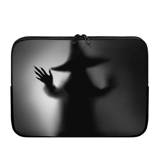 Halloween Horror Witch Print Laptop Sleeve