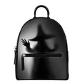 Halloween Horror Witch Print Leather Backpack