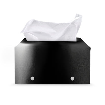 Halloween Horror Witch Print Leather Tissue Box Cover