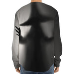 Halloween Horror Witch Print Long Sleeve Baseball Jersey
