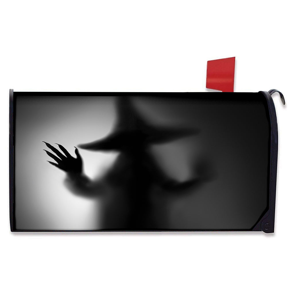 Halloween Horror Witch Print Mailbox Cover