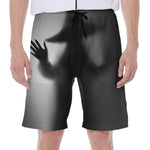 Halloween Horror Witch Print Men's Beach Shorts