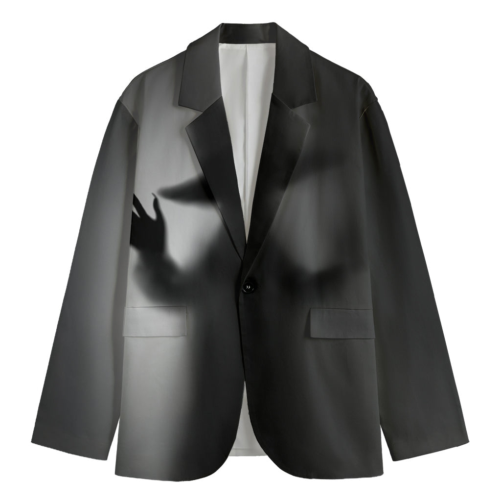 Halloween Horror Witch Print Men's Blazer