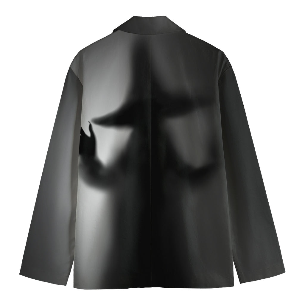 Halloween Horror Witch Print Men's Blazer