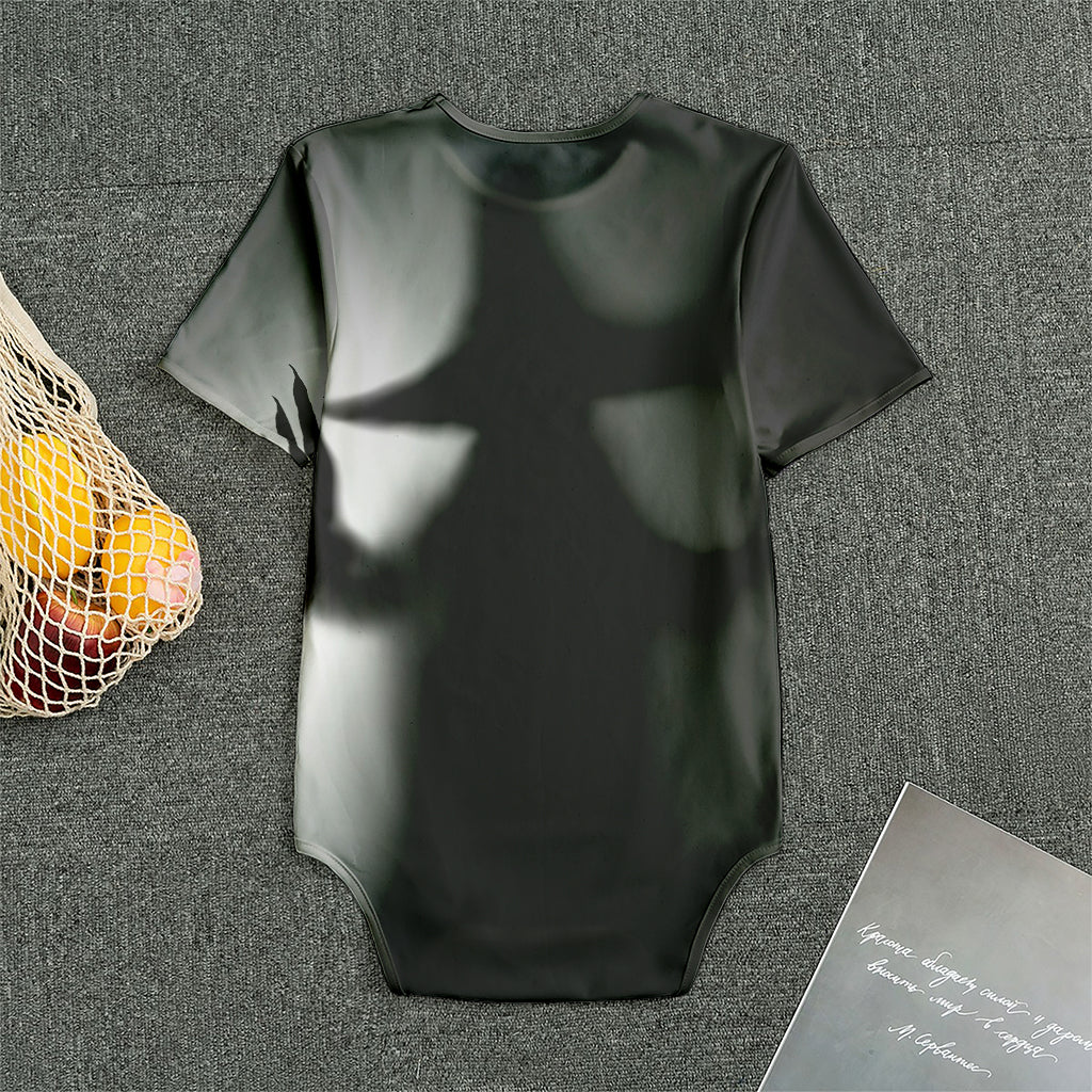 Halloween Horror Witch Print Men's Bodysuit