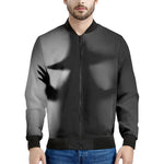 Halloween Horror Witch Print Men's Bomber Jacket