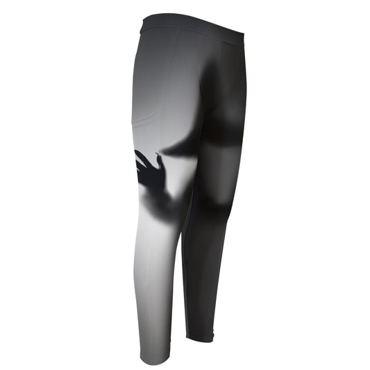 Halloween Horror Witch Print Men's Compression Pants