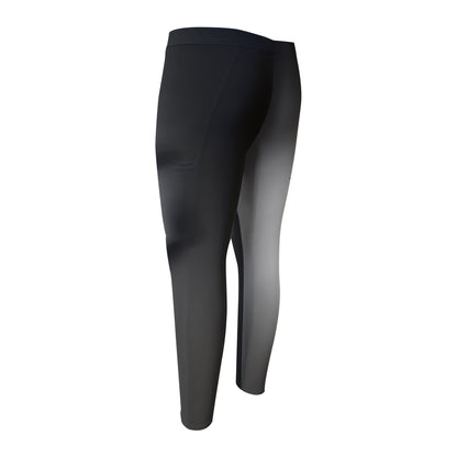 Halloween Horror Witch Print Men's Compression Pants