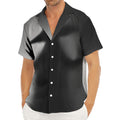 Halloween Horror Witch Print Men's Deep V-Neck Shirt