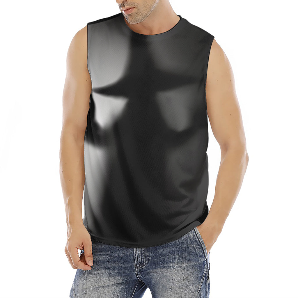 Halloween Horror Witch Print Men's Fitness Tank Top
