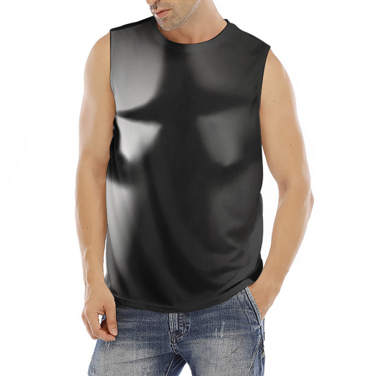 Halloween Horror Witch Print Men's Fitness Tank Top
