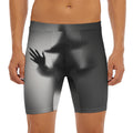 Halloween Horror Witch Print Men's Long Boxer Briefs