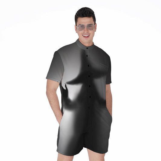 Halloween Horror Witch Print Men's Rompers