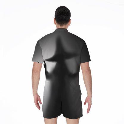 Halloween Horror Witch Print Men's Rompers