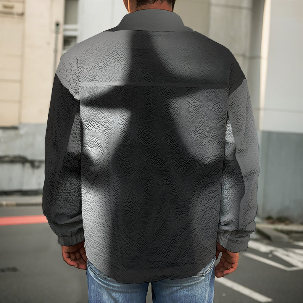 Halloween Horror Witch Print Men's Shirt Jacket