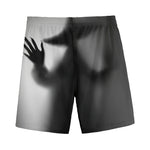 Halloween Horror Witch Print Men's Sports Shorts