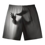 Halloween Horror Witch Print Men's Swim Trunks
