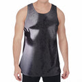 Halloween Horror Witch Print Men's Velvet Tank Top