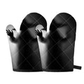 Halloween Horror Witch Print Oven Mitts