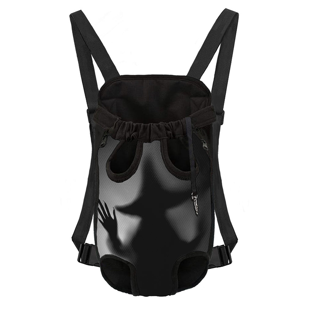 Halloween Horror Witch Print Pet Carrier Backpack