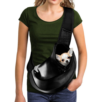 Halloween Horror Witch Print Pet Sling Carrier