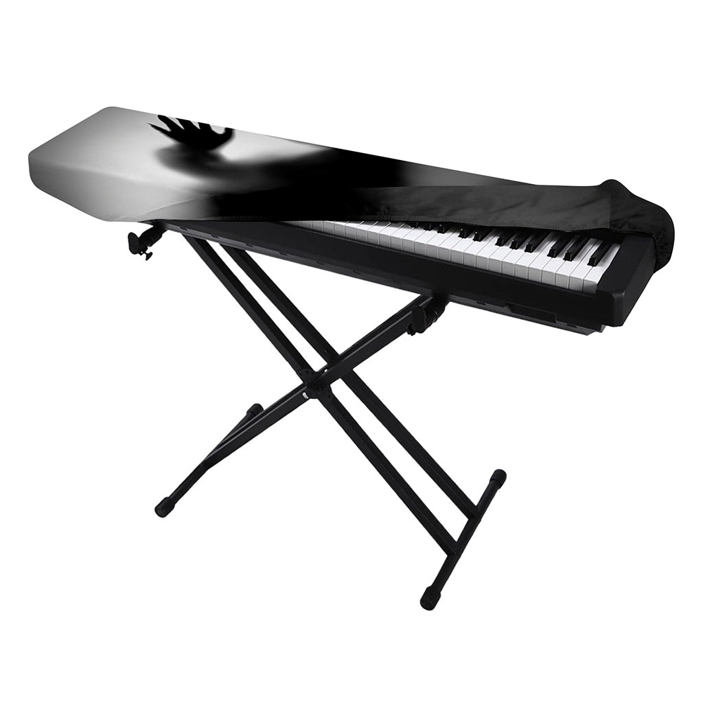 Halloween Horror Witch Print Piano Keyboard Cover