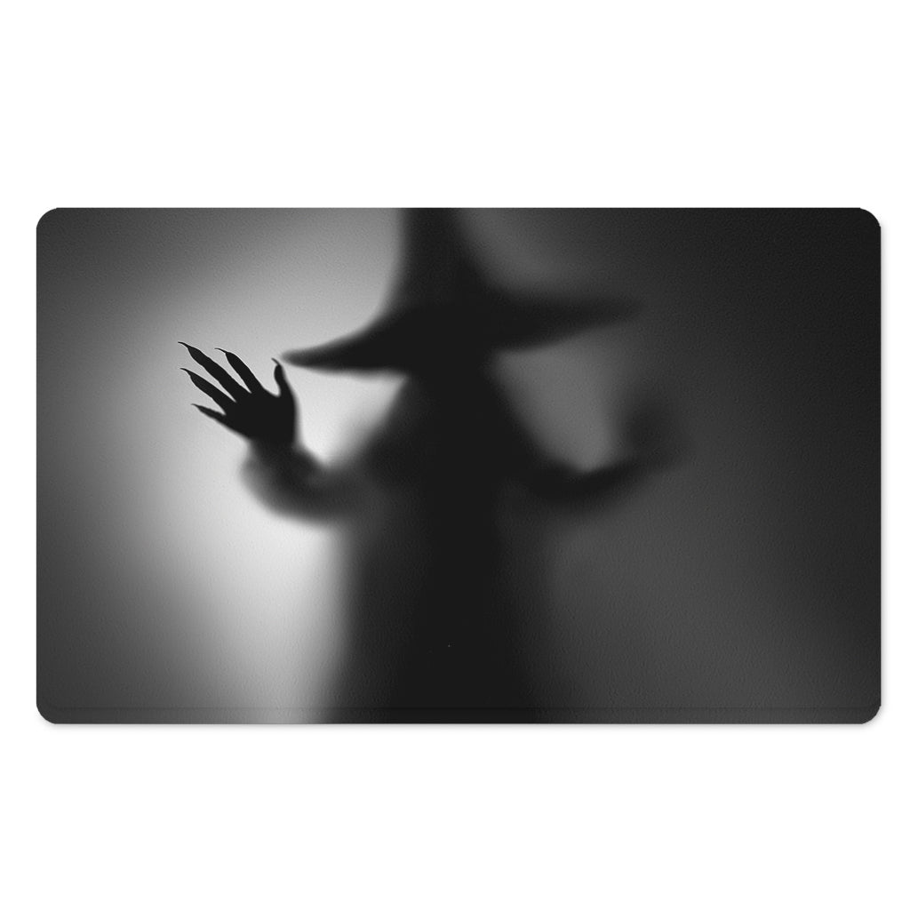 Halloween Horror Witch Print Polyester Doormat