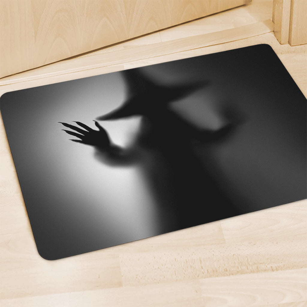 Halloween Horror Witch Print Polyester Doormat