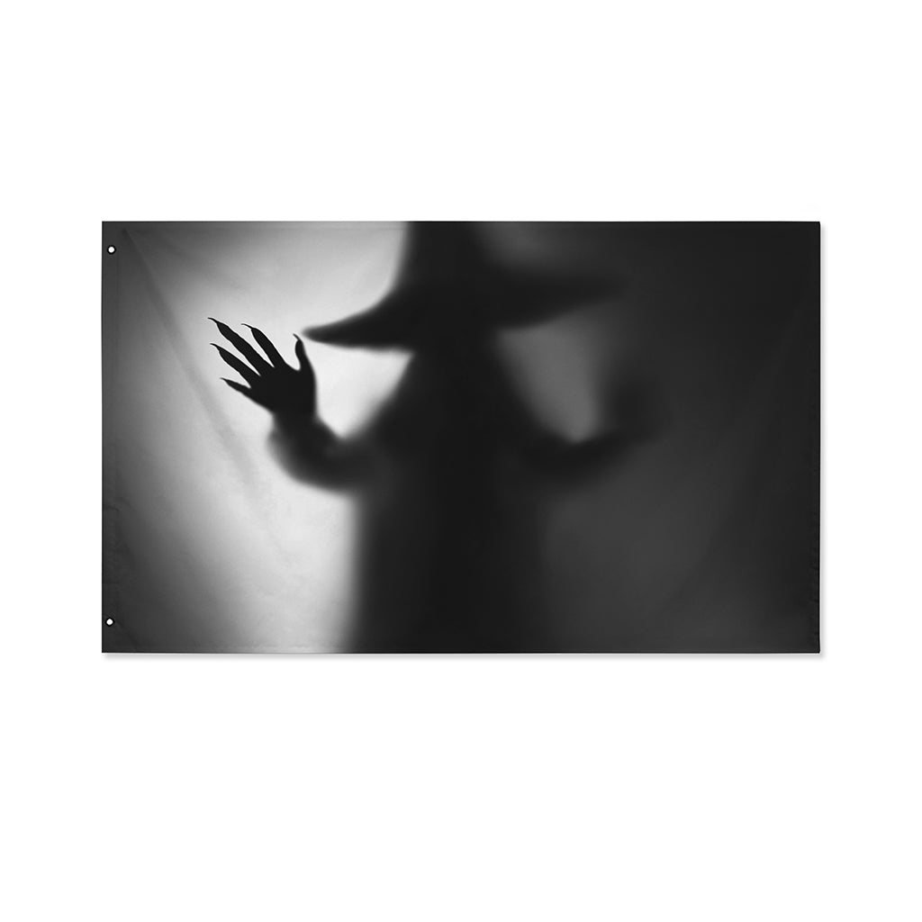 Halloween Horror Witch Print Polyester Flag