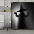 Halloween Horror Witch Print Polyester Shower Curtain