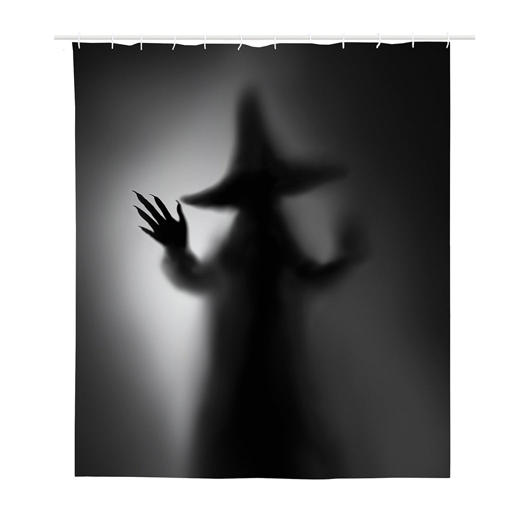 Halloween Horror Witch Print Polyester Shower Curtain