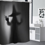 Halloween Horror Witch Print Premium Shower Curtain