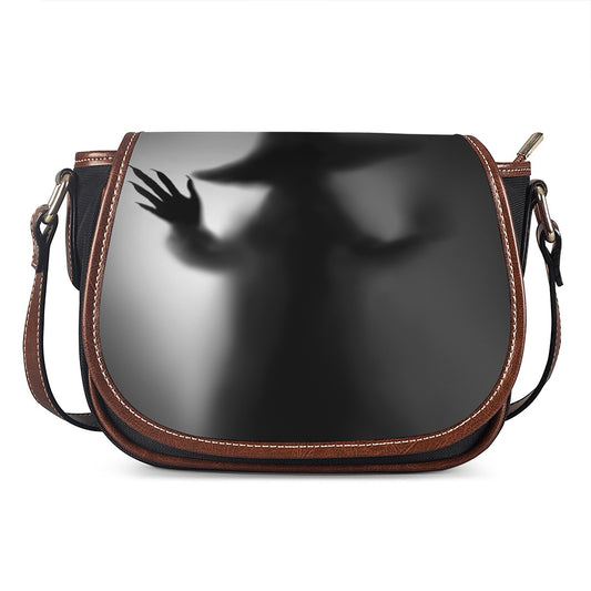 Halloween Horror Witch Print Saddle Bag